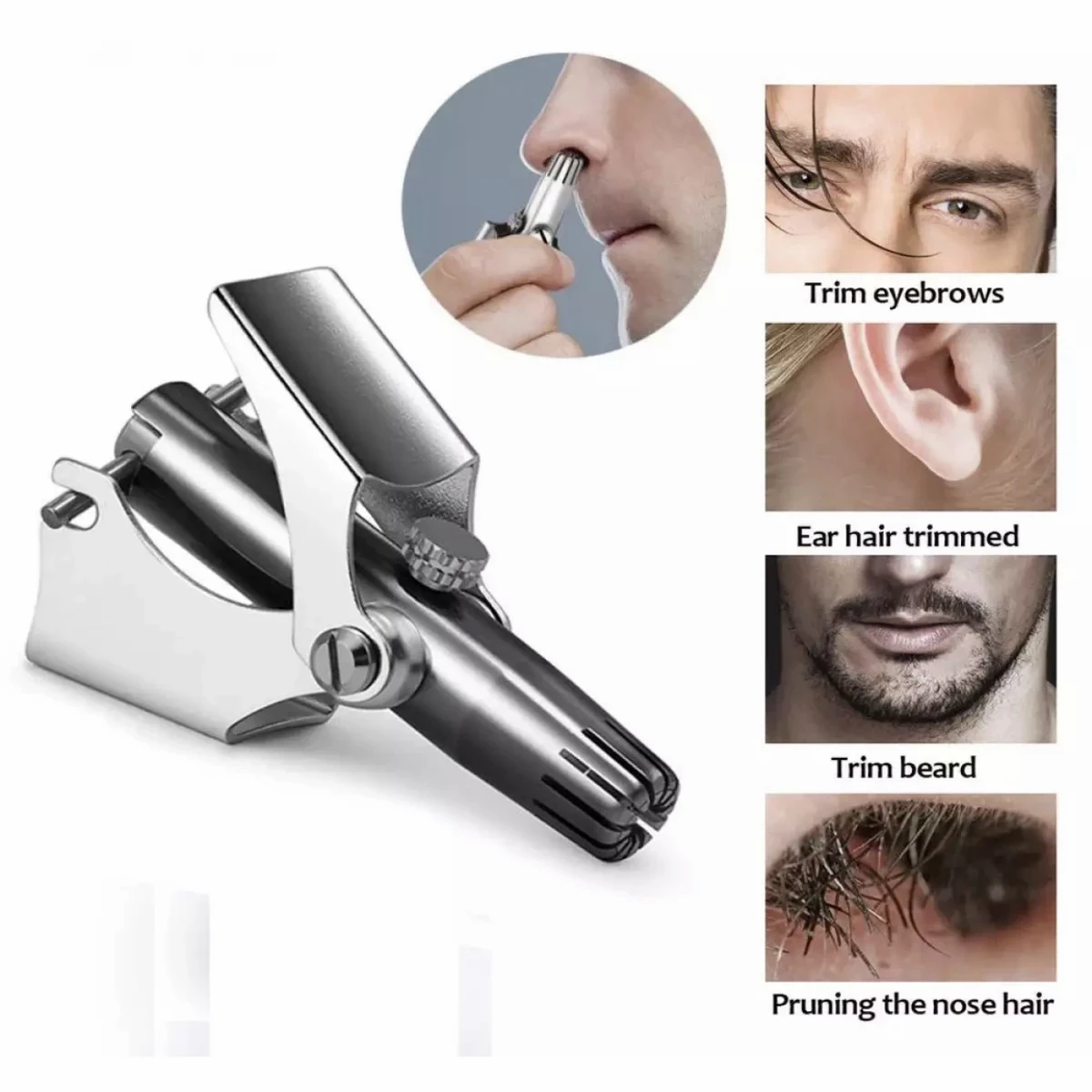 POCKET NOSE HAIR TRIMMER